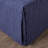 Navy Queen Bedspread 3 Piece - Microfiber Solid, Inhibits Odor Causing (not True), Pleated Corners Soft Microfiber, Classic Pattern, Long-lasting-116011422-116011425
