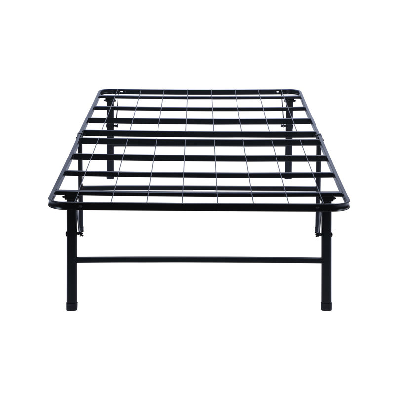 Rubino Steel Folding Bed, Easy Assembly & Storage, Underbed Clearance, No Box Spring Needed, King, 16