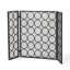 Stylish Foldable Fire Screen In Iron - Add Charm To Your Fireplace Guard Easy Use And