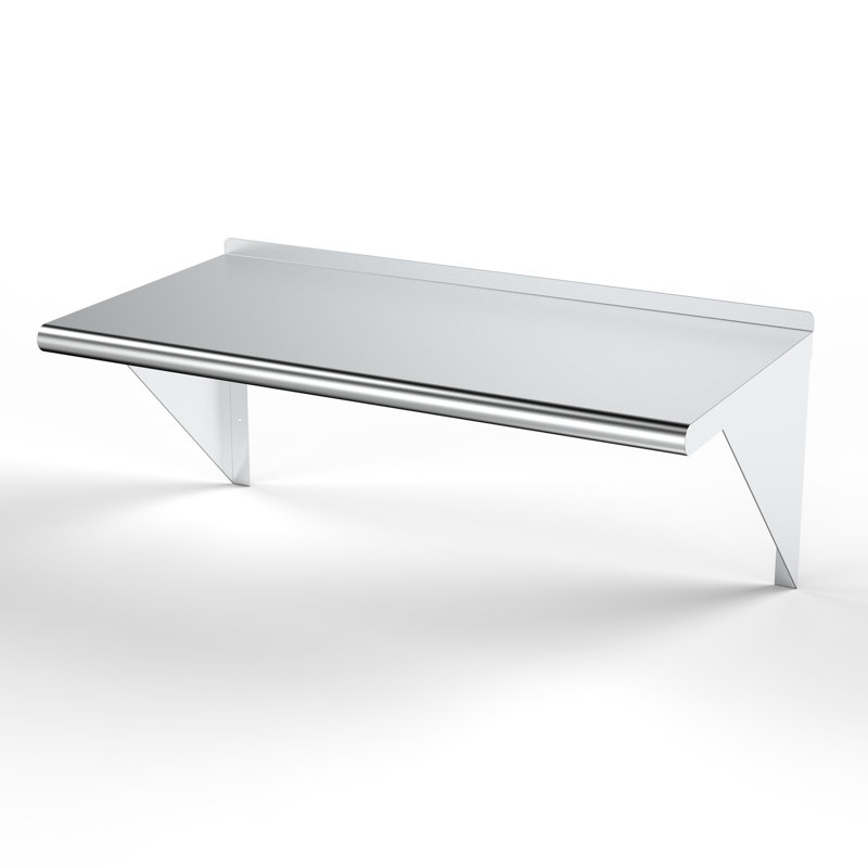 Amgood Stainless Steel Wall Shelf, 17" H x 36" W x 18" D