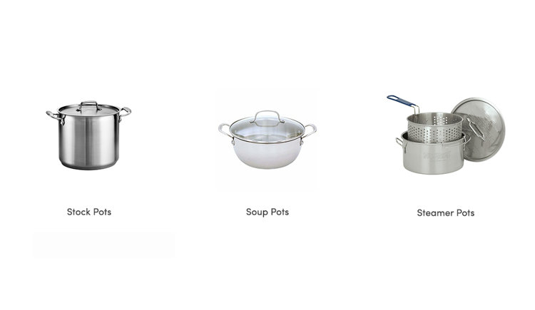 types of pots