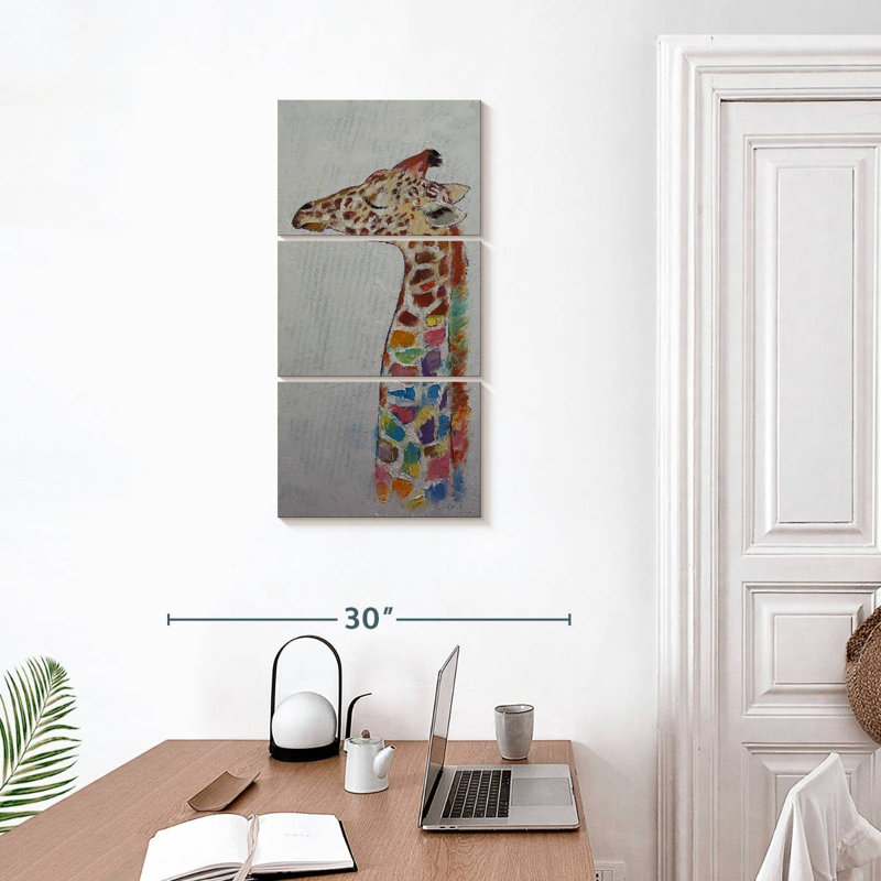 Girafe, H 32 po x l 15 po