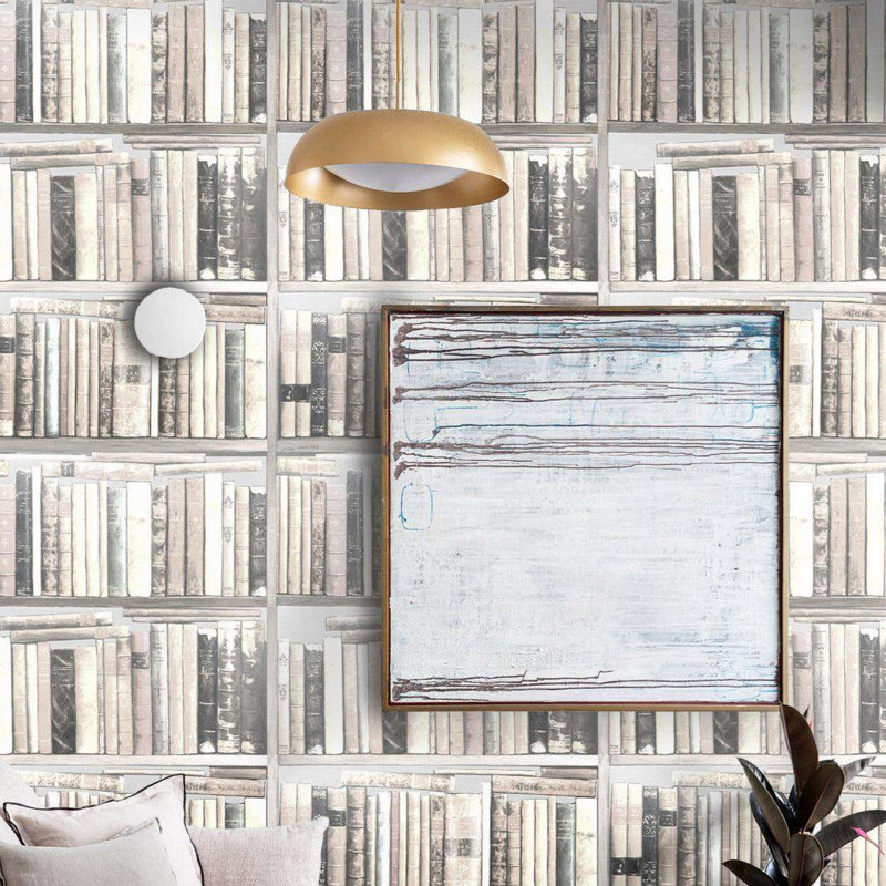 Cessily White Books Wallpaper