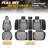Full Set Seat Covers Universal Waterproof Leatherette For Cars Suvs Trucks Airbag Compatibility​​-117805575