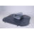 4 to 6 Person Inflatable Hot Tub Square, 82.7 Inch Outdoor Spa with 105 Bubbling Jets, Wave Massage System, Marbleized Design