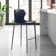 Albert Upholstered Counter Stool with Metal Frame