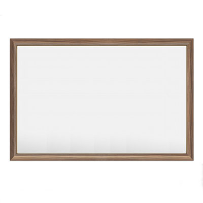 Amara Tempered Glass and Aluminum Alloy Framed French Cleat Mounted Wall Mirror with 5-Year Warranty