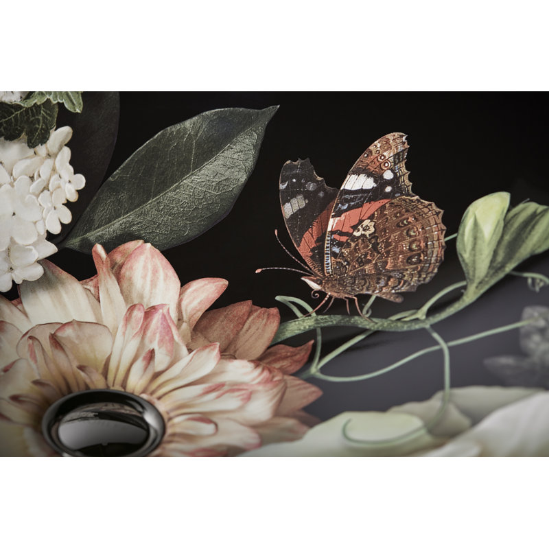 Dutchmaster Blush Floral Carillon Artist Editions Rectangle Wading Pool Bathroom Sink