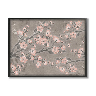 " Cherry Blossom Pattern Composition " by Diane Stimson Painting Print