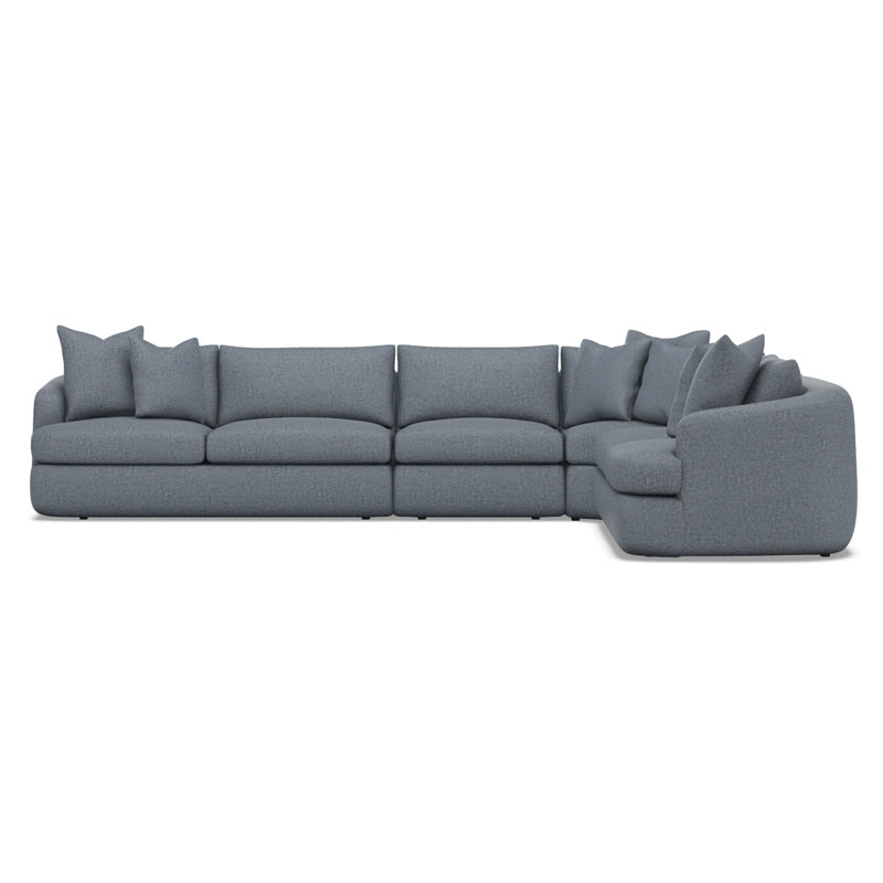 Jules Fabric 4 Pc Sectional, 1697-034