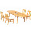 Ensemble de salle à manger 13 pièces en teck Kevon-71873412-10523376