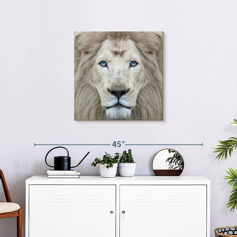 Brampt Exotic Lion, 24" H x 24" W