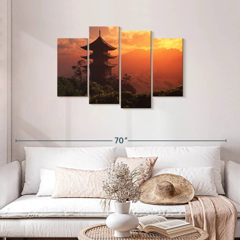 Lilie Mountain House en Chine, H 27 po x l 43 po