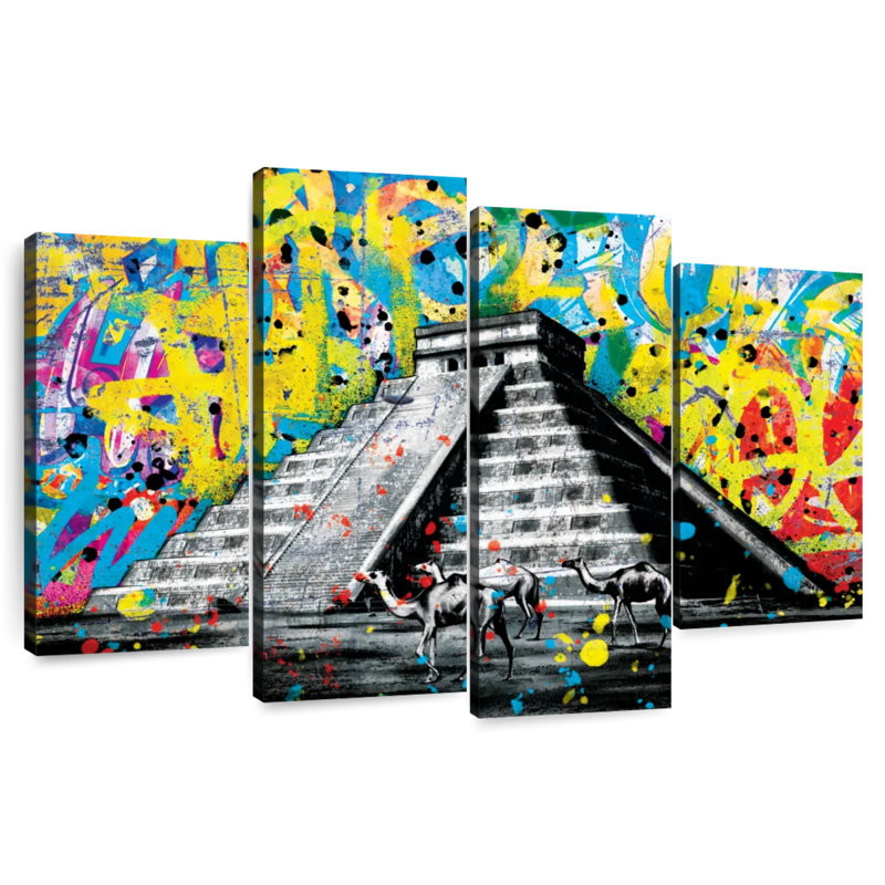 Adella Edgy Chichen Itza, H 48 po x l 75 po