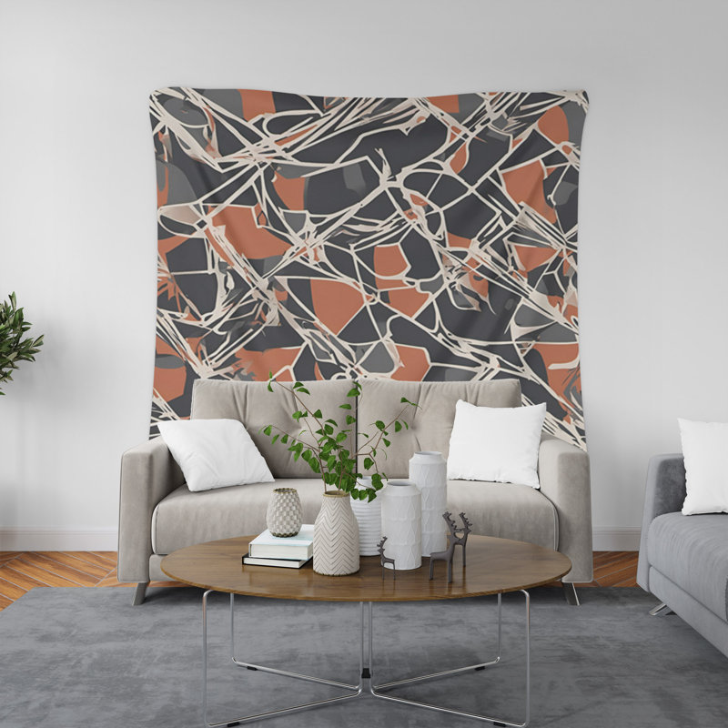 Tapisserie murale, H 80 po x l 68 po