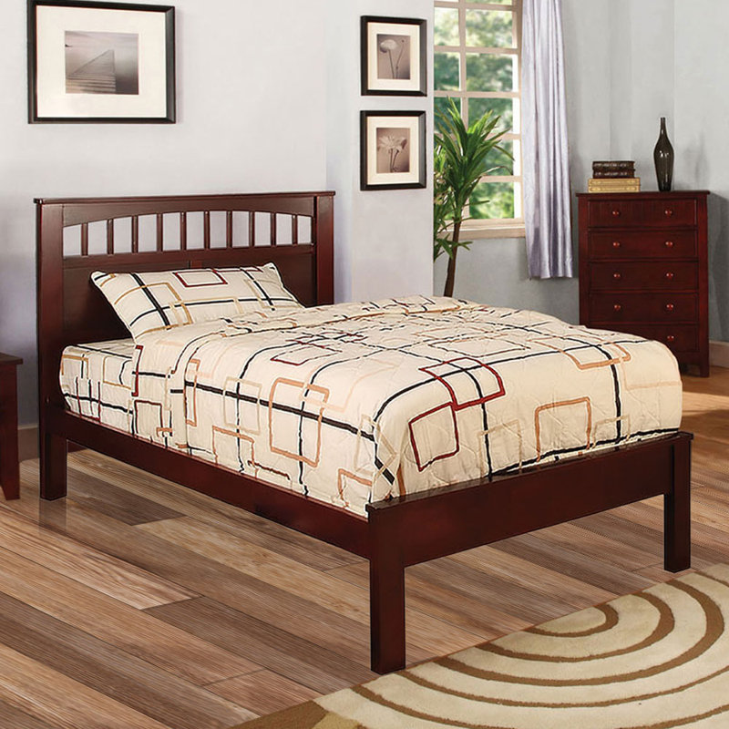 Lit plateforme Robstown, Cerisier, Simple