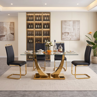 Chaises de salle à manger Modern Glam
