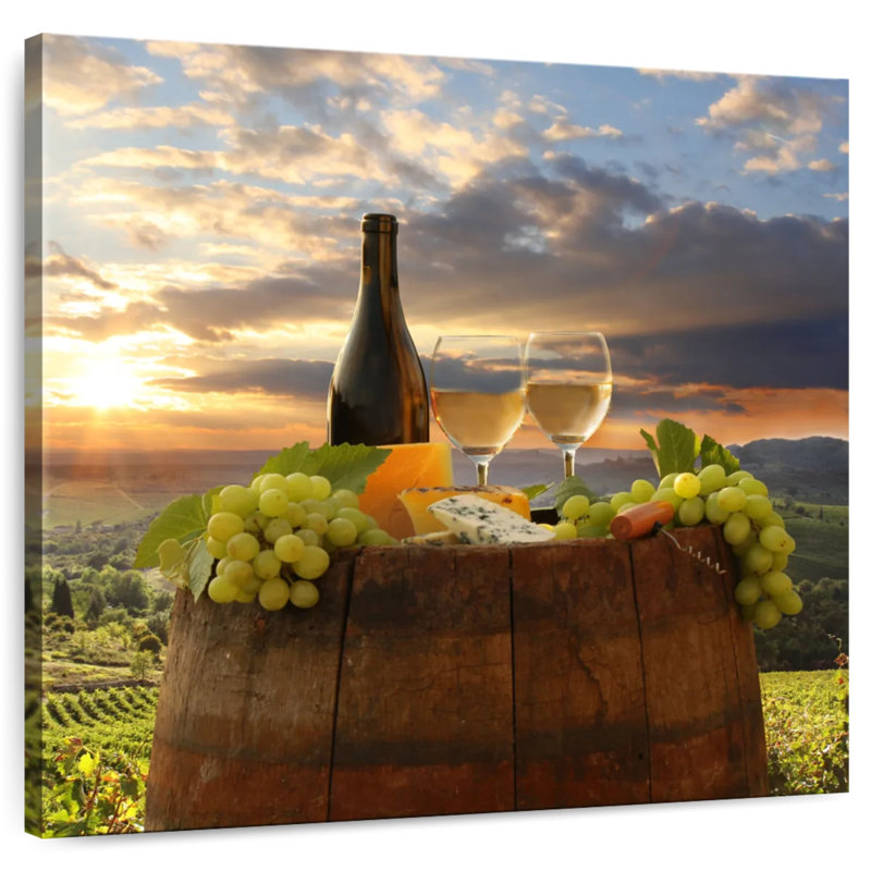 Yarlin Chianti White Wine, 33" H x 33" W