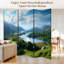 Cloison pliante 6 panneaux paravent Royal Lakes