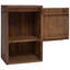  Bathroom Side Cabinet Natural Solid Teak Wood Rustic Furniture Storage