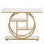41.34'' Marble Top Console Table