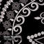 Rideau de douche noir avec 12 crochets-674430637