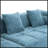 Sectional Sofa With Modular Design, Deep Seating, And Two Side Pockets For Flexible And Comfortable Living Room Arrangements-853300213