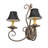 Phillipe Steel Candle Wall Light
