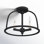3-Light Semi Flush Mount