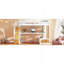Lit mezzanine double avec bureau et tablettes-2062111712