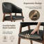 Tabouret de bar rembourré en bois massif-339600679-339600678