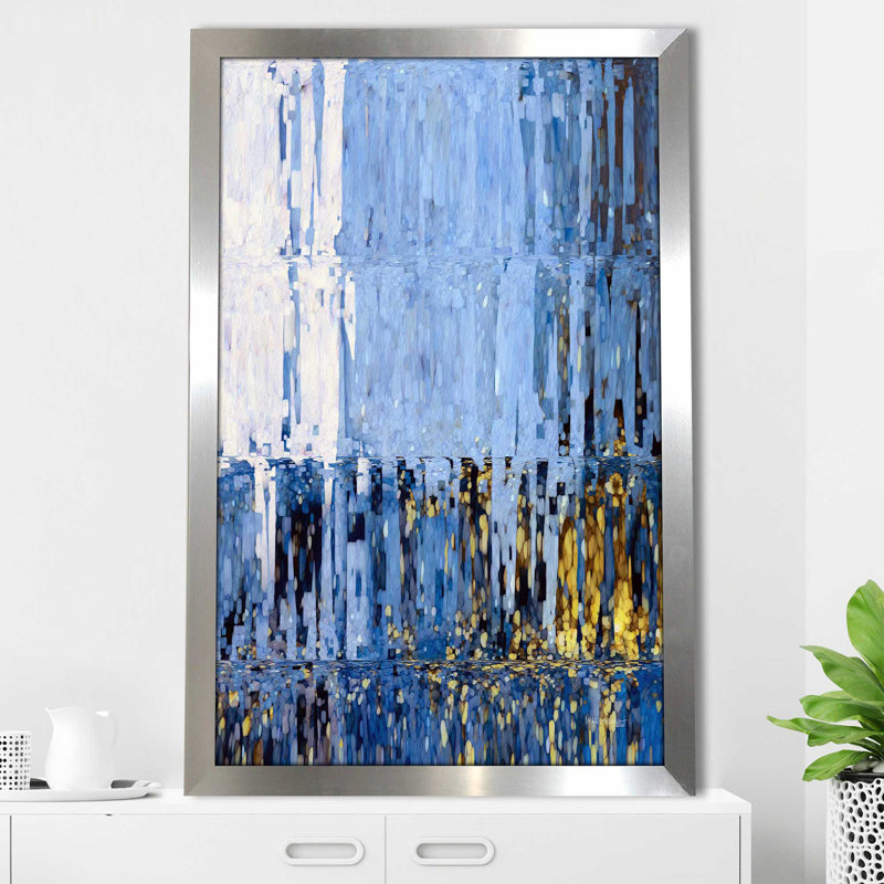 «Psalm 23: 1 My Shepherd (Vertical)» par Mark Lawrence, reproduction, H 27,5 po x l 21,5 po x P 0,75 po, Encadrement argenté