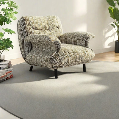 Retro-style comfortable solid wood leisure chair