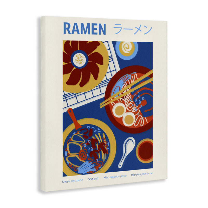 Table de placement Ramen, par Victoria Barnes, H 20 po x l 16 po