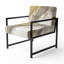 Chaise d'appoint rembourrée moutarde jaune Secrets V Mustard-776345523