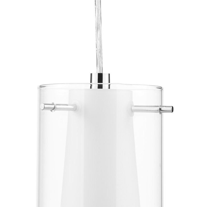 Catlett 1 - Light Chrome Cylinder Pendant