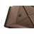 Alto Balkene Home Alto Wicker Planter with Liners ,Tall Plant Decor Box for Outdoors - Mocha - Pack of 2