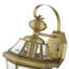 Lanterne murale d'extérieur à 1 ampoule en laiton antique H 14 po Creason