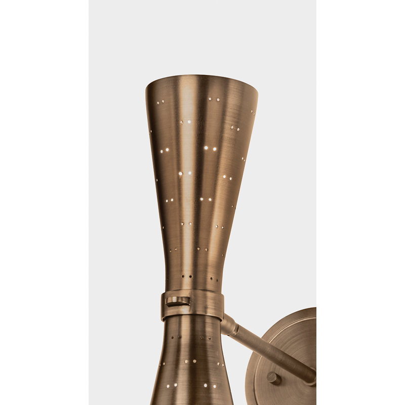 Allanton Wall Sconce in Aged Brass, Bronze