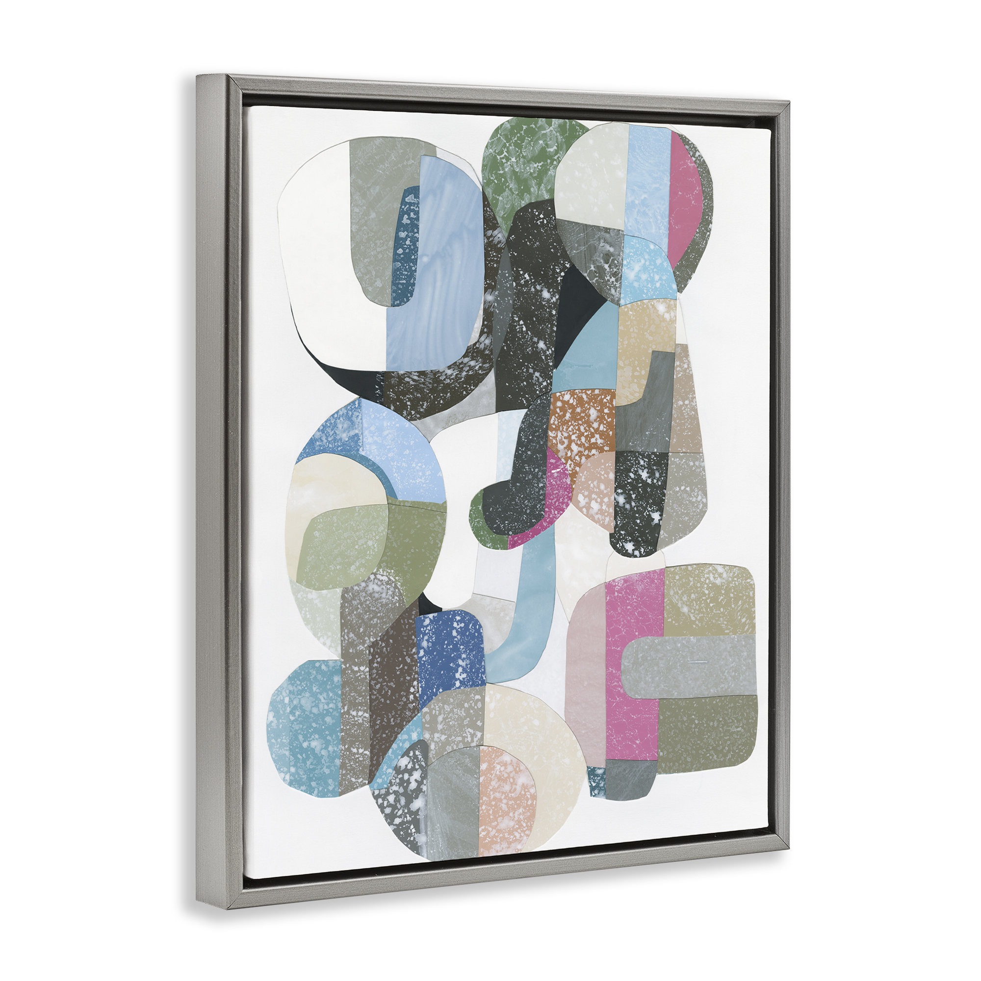 George Oliver Pastel Shapes Intertwined Floating Frame, design by Coco ...