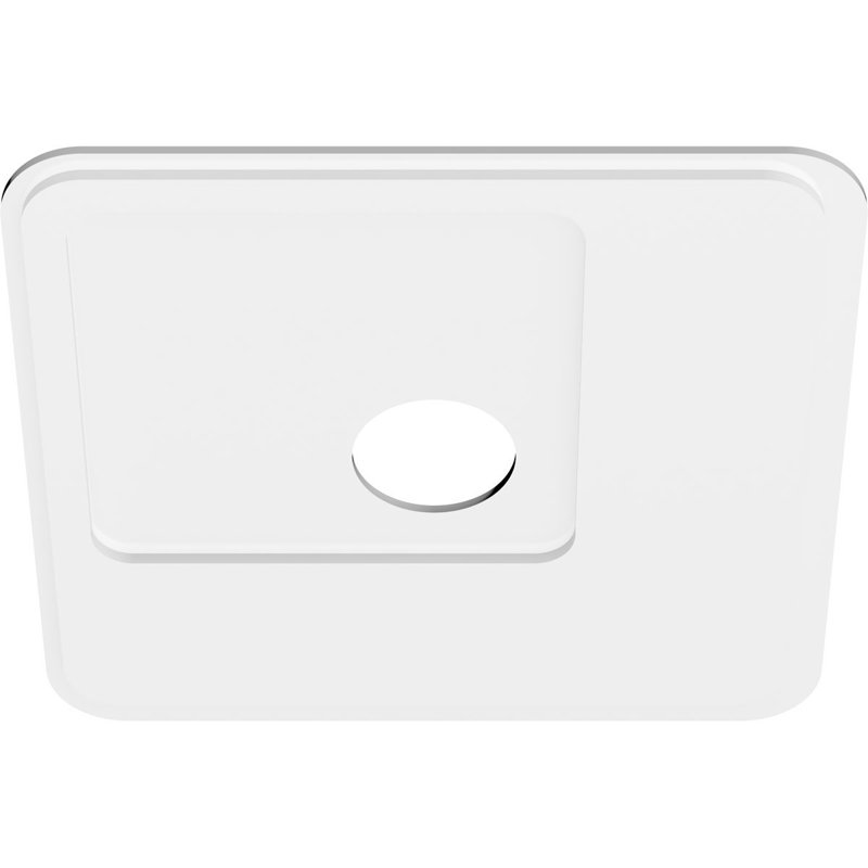 26"OD x 6"ID x 9"C x 1"P Lucan Architectural Grade PVC Contemporary Ceiling Medallion, 1" H x 26" W x 26" D