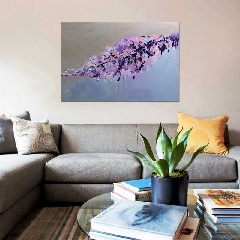«The Leaf», reproduction sur toile, H 12 po x l 18 po x P 1,5 po, Pas de tapis, Toile tendue