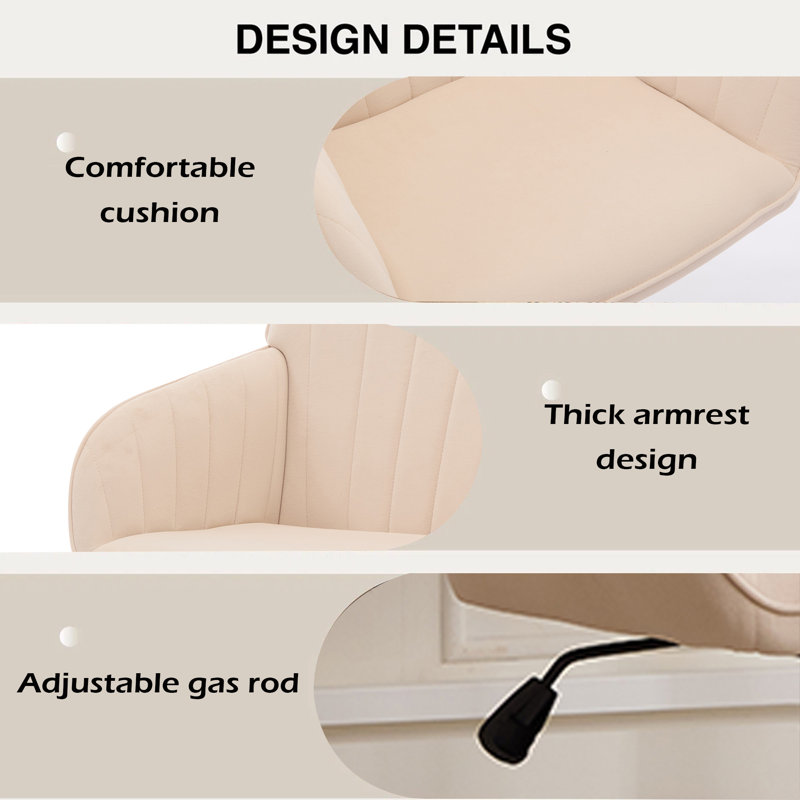 Fauteuil de bureau réglable, chambre à coucher à domicile, fauteuil pivotant ergonomique, siège à dossier, confortable pour les longues séances