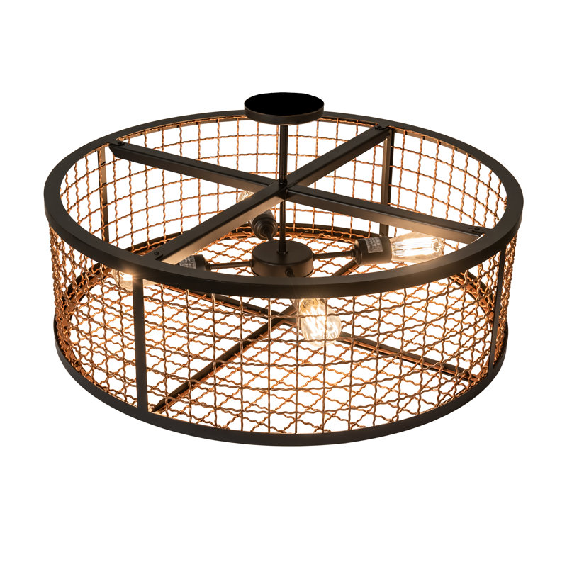Jesenof 4 - Light Semi Flush Mount, 15" H x 30" W x 30" D