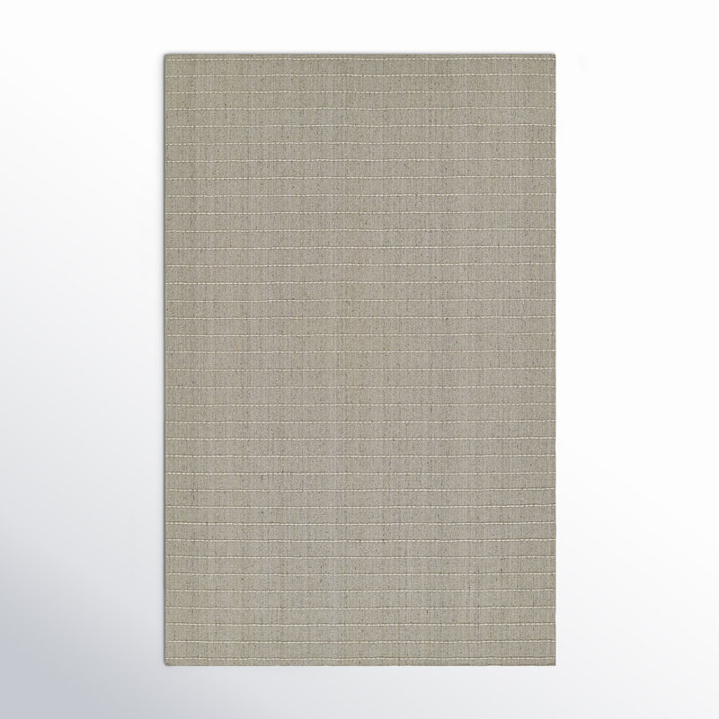 Tapis naturel tissé à la main Amita, Rectangle 3 pi 6 po x 5 pi 6 po