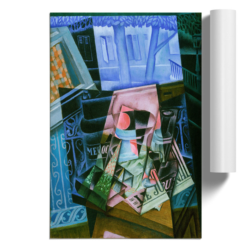 An Open Window by Juan Gris - Frameless Print, 42cm H x 30cm W x 0.1cm D