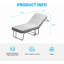 Lit pliant 31 po avec matelas inclus