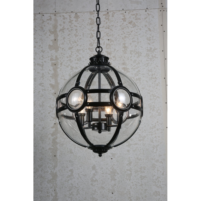 Samara 3 - Light Candle Style Pendant, Black