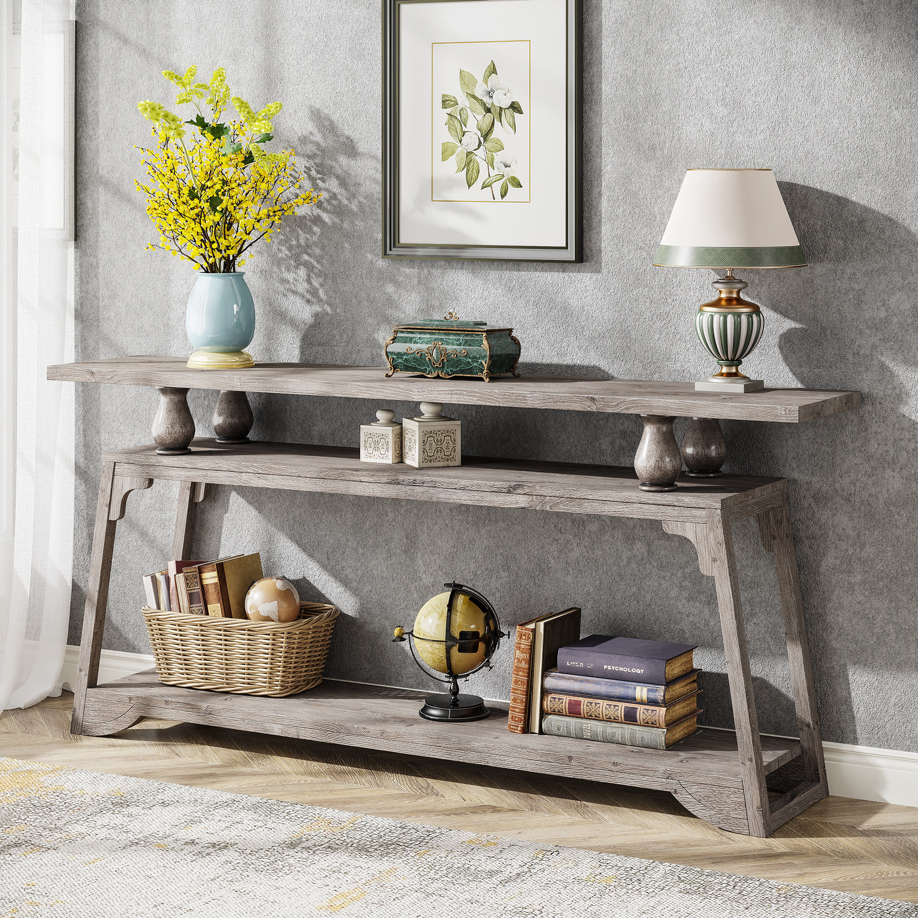 Millwood Pines 70.89'' Console Table & Reviews Wayfair Canada