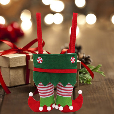 Christmas Boots Candy Bags Gift Stocking Filler For Xmas Party